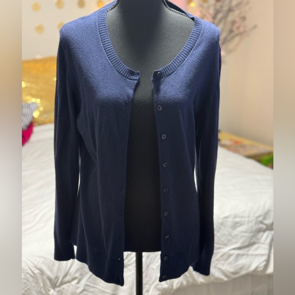 Gap Navy Blue Open Front Cardigan - Women’s Size L